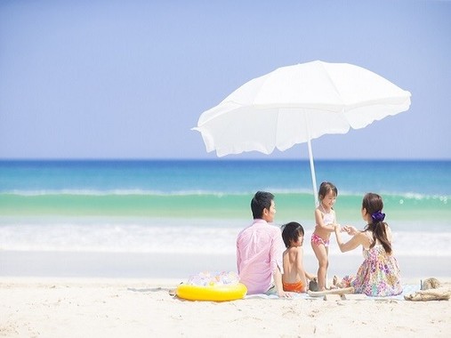 海水浴スイスイ～熱海で海水浴デビュ～