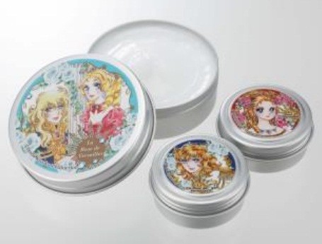 ベルサイユのばらのハンドクリーム(大ケース）とリップクリーム(小ケース)