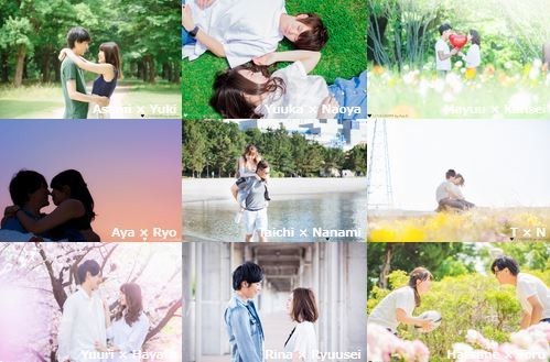 モデルのような気分を味わえたり、2人の仲を深めてくれるサービスとして人気上昇中（Lovegraph［ラブグラフ］公式サイトより）