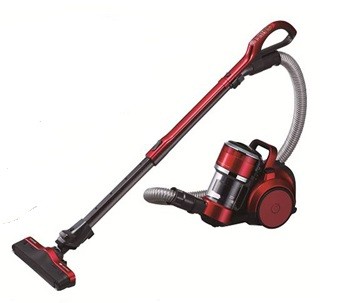 吸引力が99％以上持続する「バーティカルトルネードシステムクリア」を採用（写真は、「TORNEO V　VC‐MG910」グランレッド）