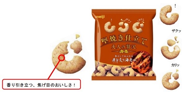 堅焼き濃厚カールで大人のひとときを