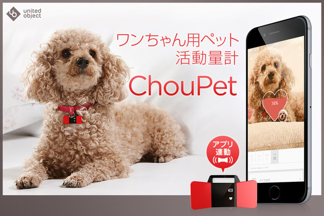 ワンちゃん用ペット活動量計「ChouPet」