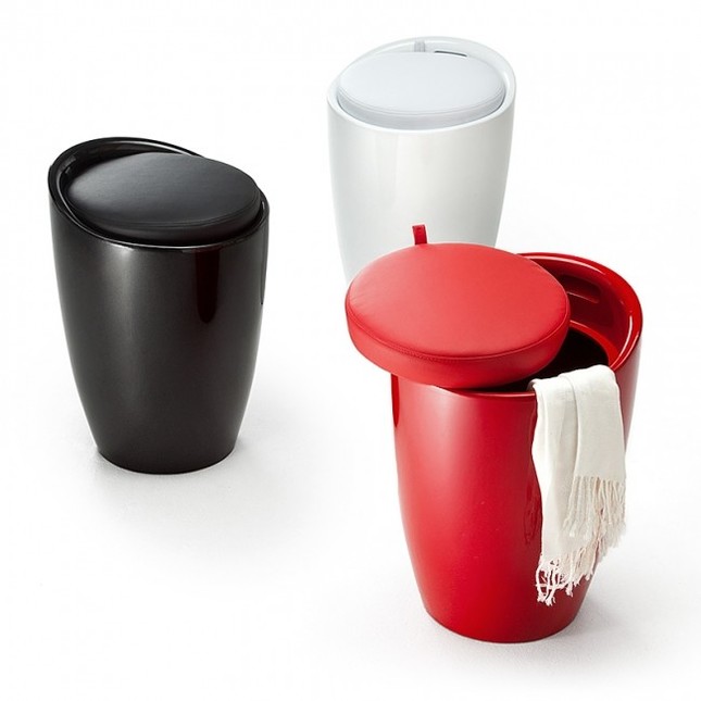 2way仕様の収納スツール