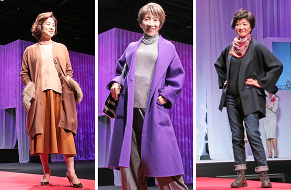 「オトナのためのファッションショー」に出演したモデルその2