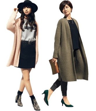 コートとカーディガンのいいとこどり