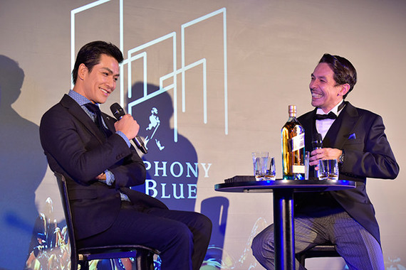 「ジョニーウォーカー ブルーラベル」の魅力を語る北村さん