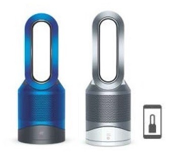 独自の「Dyson Linkアプリ」で、屋外や室内の空気の状態をモニターできる