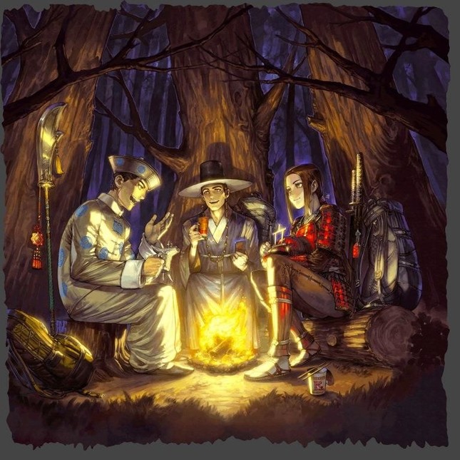 多民族パーティ（イラストレーター：獅子猿）