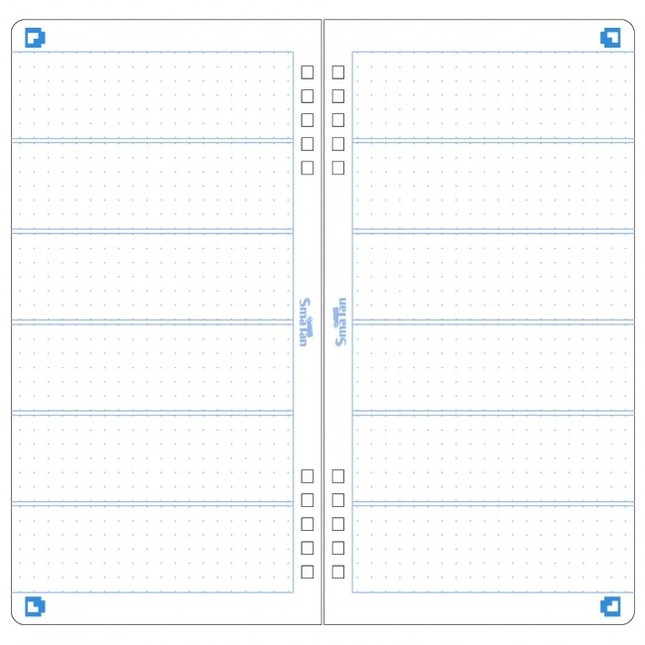 情報をたっぷり書き込める6行タイプ