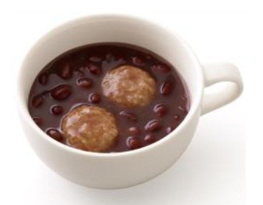 玄米餅のおしるこ