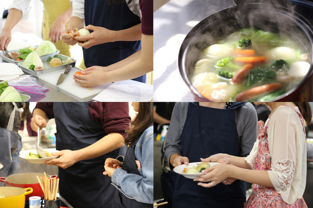 ポトフと調理風景