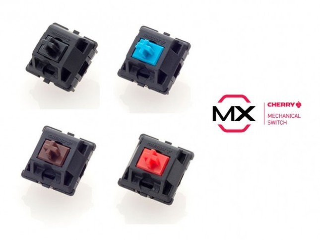 メカニカルキーボードの定番 CHERRY MX スイッチ搭載