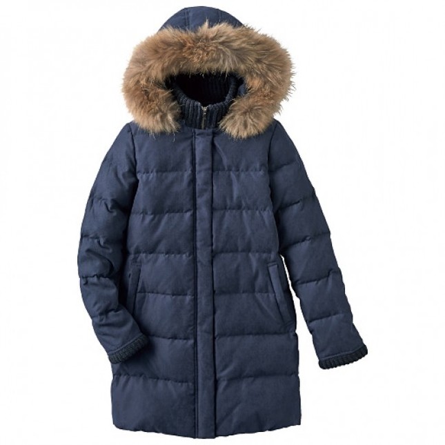 ダウンコート（フード・ファー付き）