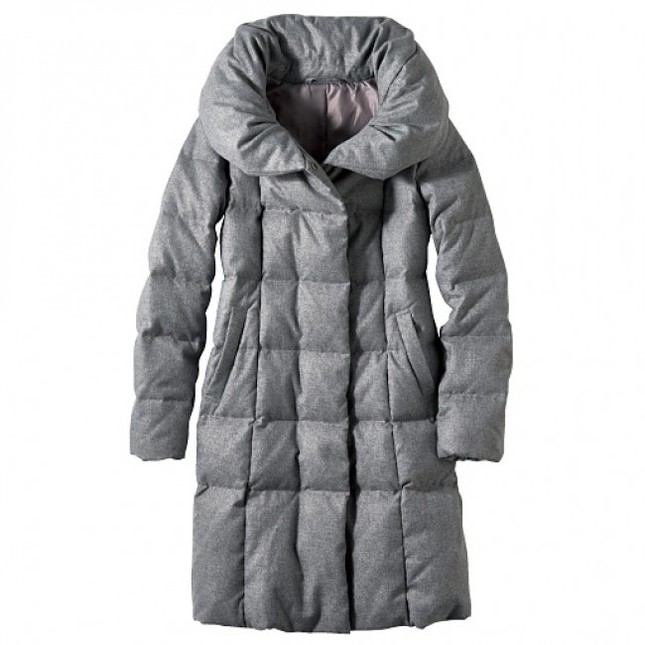 ボリュームフードダウンコート