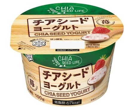 話題のチアシードと低脂肪ヨーグルトのコラボ！