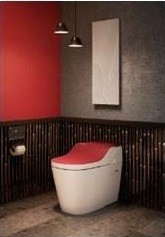 トイレ空間を自分らしくコーディネイトできる（写真はイメージ、「Japanese」紅殻色）