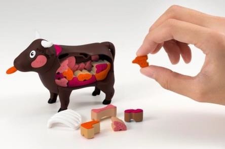 「一頭買い！！特選 焼肉パズル-ウシ-」の遊び方イメージ