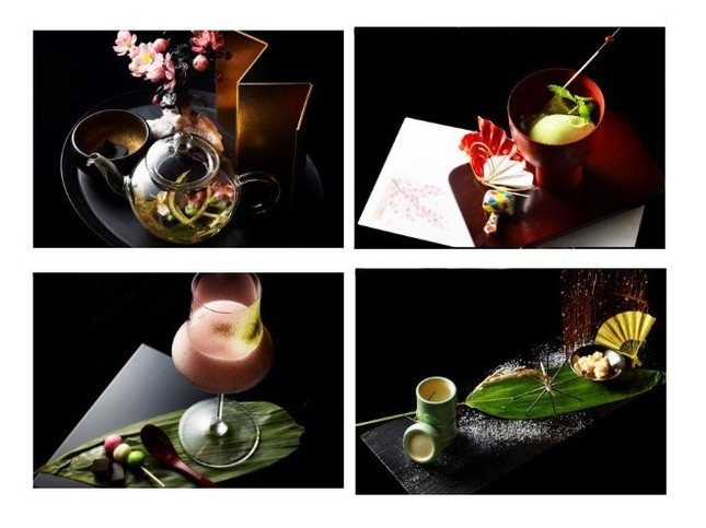 左上から「花咲か爺さん」「一寸法師」「桃太郎」「笠地蔵」