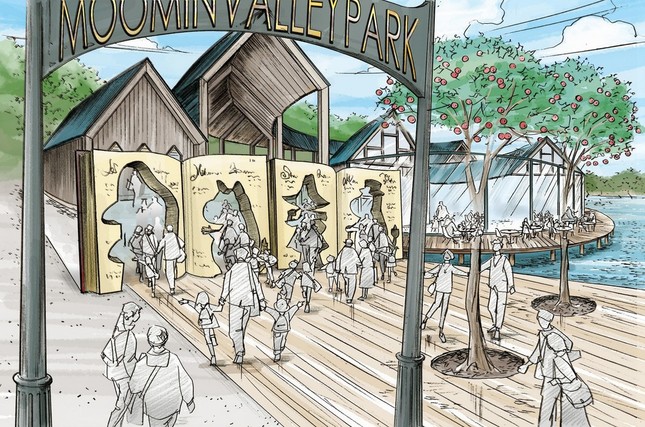 「ムーミンバレーパーク」エントランスのイメージ画像　(C)Moomin Characters