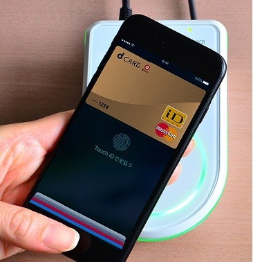 Apple Payの利用イメージ（NTTドコモ公式サイトより）