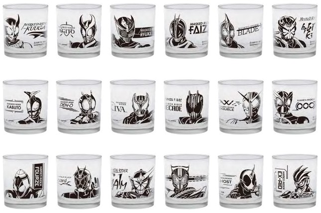 一番くじ 仮面ライダーシリーズ ～生誕45周年記念～ D賞グラス まとめ売り 一番くじ 仮面ライダーシリーズ ～生誕45周年記念～ D賞グラス