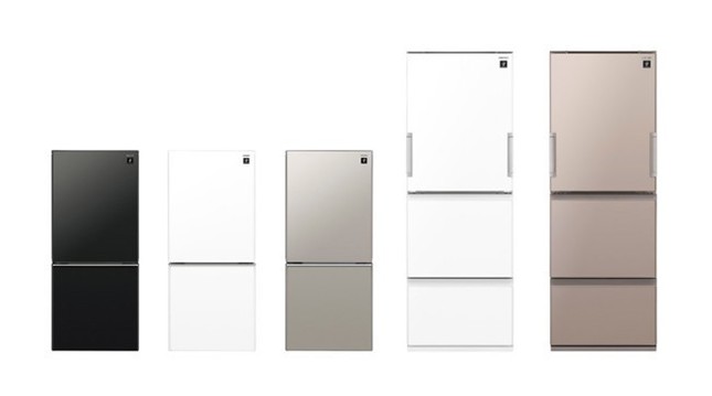 大型クラスのガラスドアを中/小型モデルに採用した美しいデザイン
