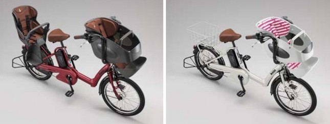 フロントに専用チャイルドシート