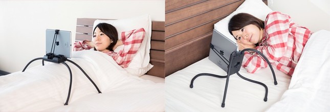 ベッドでも自在