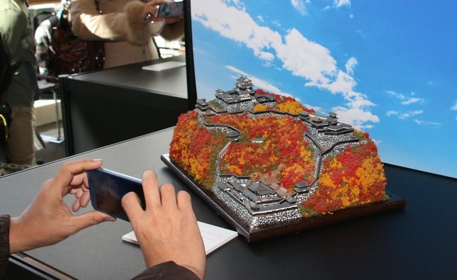 スマートフォンでパシャリ（2016年12月24日撮影）
