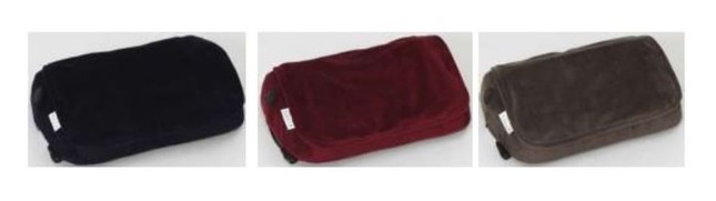 肌触りのよいふわふわ生地のマッサージャー