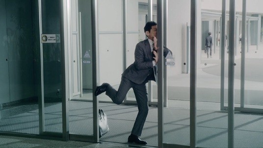 日本電産のテレビCM「もし、日本電産がなかったら」のワンシーン