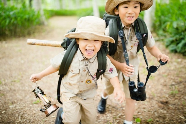 ガイドと一緒なので安心してアクティビティに参加できる