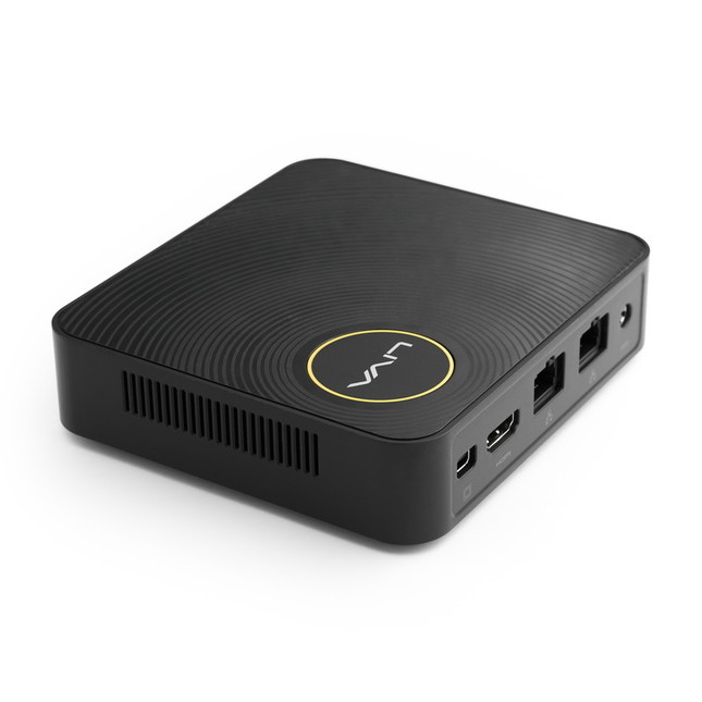 動作音の静かなファンレス設計、高画質再生をサポート