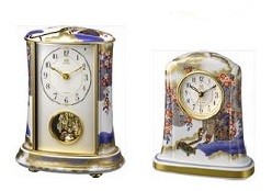 高級感あふれる「御所車の図」を、大胆に描いた（写真は、左が「御所車の図793」、右が「御所車の図554」）