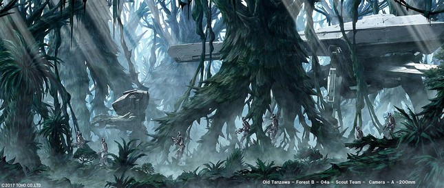 映画「GODZILLA」のコンセプトアート