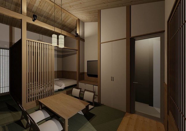 客室数は38室、全室露天風呂付き