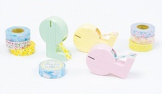 マスキングテープやメンディングテープ、セロテープ(R)など各種テープに使用できる