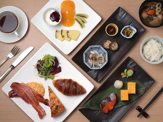 朝食ビュッフェ