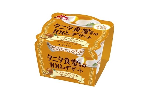 「タニタ食堂監修の100kcalデザート レアチーズプリン オレンジソース」