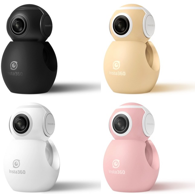 ブラック、ホワイト、ピンク、ゴールドをラインナップ。持ち運びの際に便利なカメラ収納用の専用ケースが付属