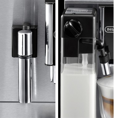 ミルクスチームも手動・自動で切り替え可能