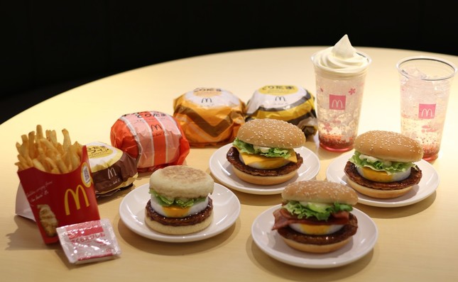 春の期間限定メニュー