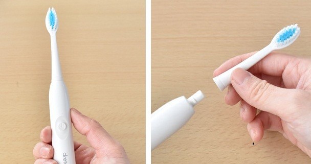 ブラシ部分は脱着式