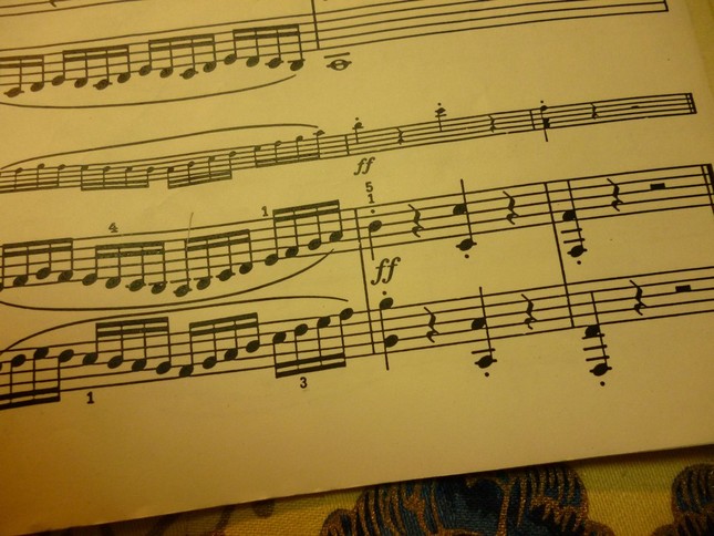 快活に元気良く終わる第1楽章