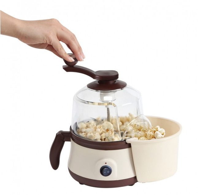 アイデア次第で様々な味のポップコーンを楽しめる
