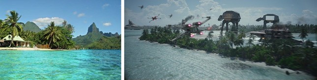 撮影場所　モルディブ　Disney/Lucasfilm