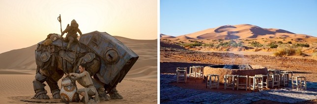 撮影現場　アラブ首長国連邦　Disney/Lucasfilm