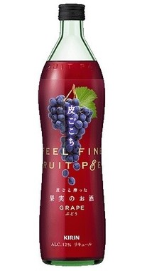 果実が皮ごとお酒になった
