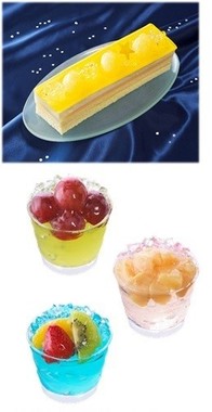 （上）サマーケーキ（下）トゥインクルデーカップ