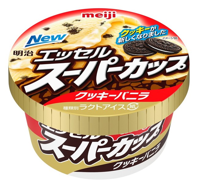 明治　エッセルスーパーカップ　クッキーバニラ